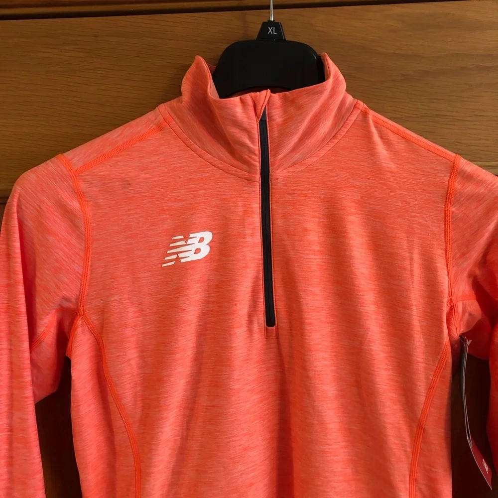 NWT New Balance Dry Accelerate Quarter Zip Pullover Performance Top Size M - Picture 2 of 12